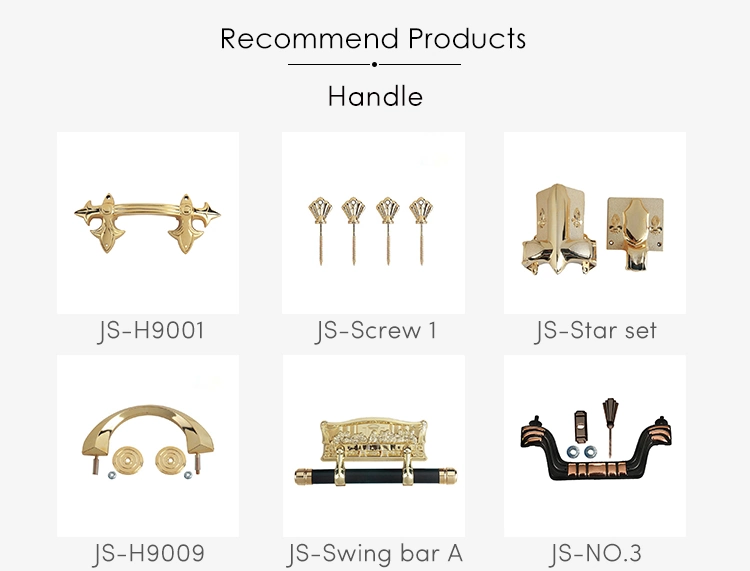 Js-Wh002 Europe Style Standard Dimension Casket Trolleys Coffin Accessories