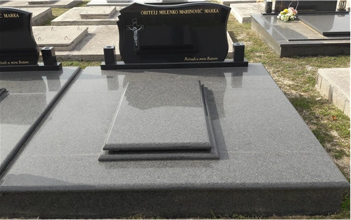 Absolutely Natural Black Granite Funeral Granite Carved Stone Customized Black Headstone/Monument/Tombstone/Memorial