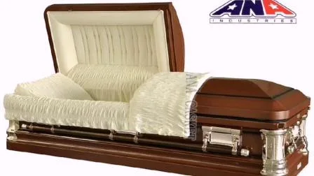 Ataúd de metal de acero sin sello 20ga para suministros funerarios