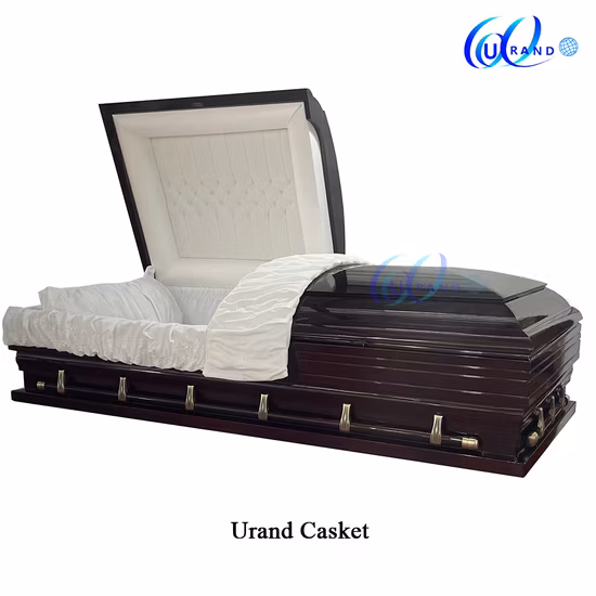 Gran oferta de ataúd y ataúd de terciopelo para adultos funerarios de gran tamaño